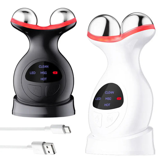 SHOmfrs 7 Colors Face Neck Massager Facial Lifting Device Skin Tightening Anti Wrinkle Vibration Machine Daily Skin Care Beauty