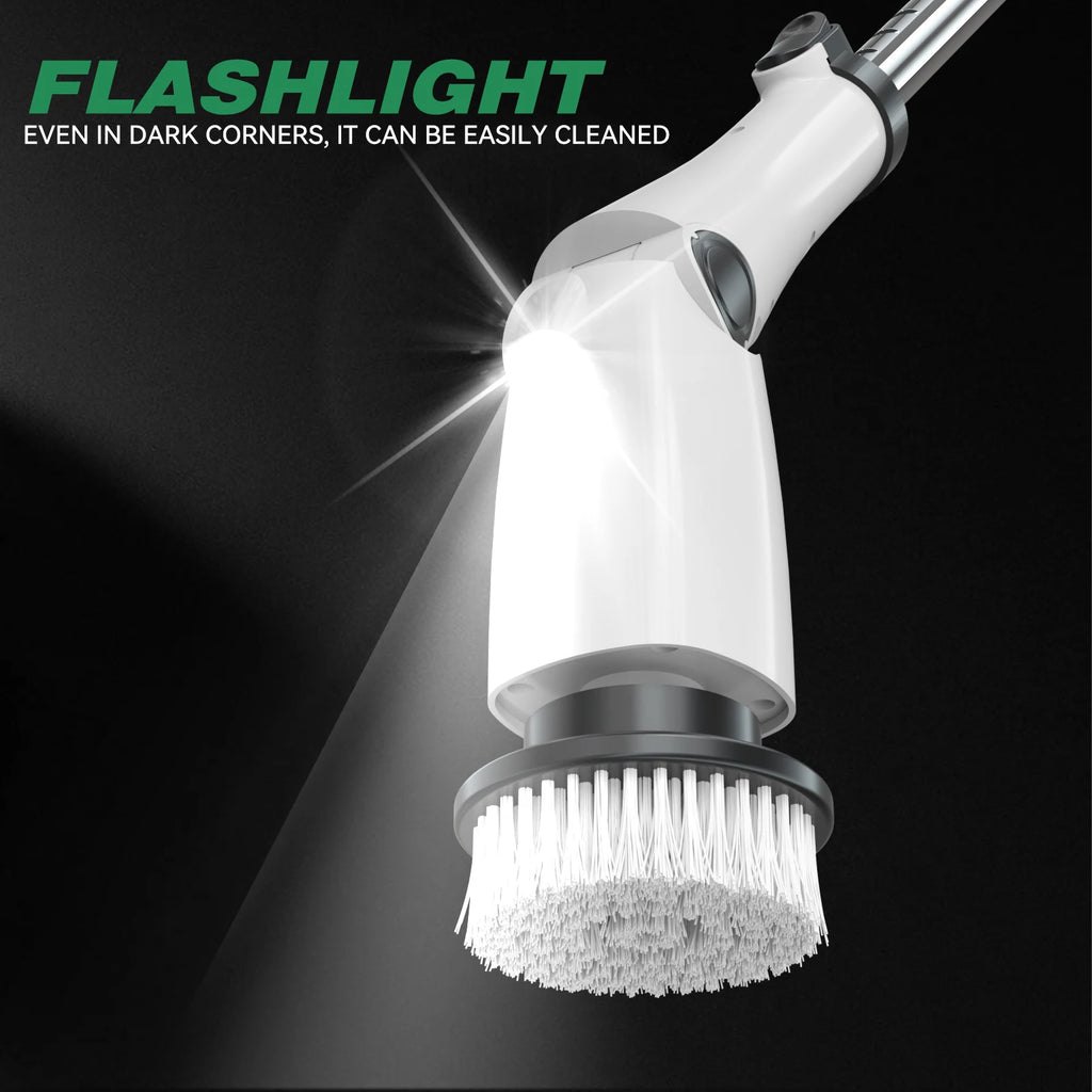 Electric Spin Scrubber, Cordless Cleaning Brush, Shower Cleaning Brush Portable Handheld Scrub for Bathroom Tile Floor Bathtub