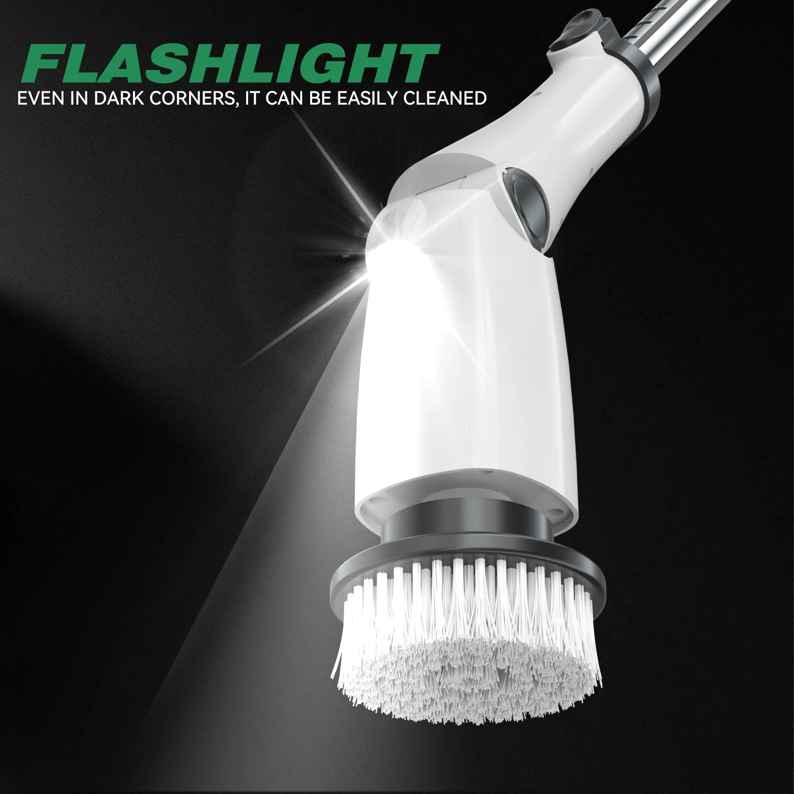 Electric Spin Scrubber, Cordless Cleaning Brush, Shower Cleaning Brush Portable Handheld Scrub for Bathroom Tile Floor Bathtub