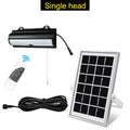 Double Head Solar Pendant Light Outdoor Waterproof Garden PIR Motion Sensor LED Floodlight Dimmable Remote Cord Solar Light Shed