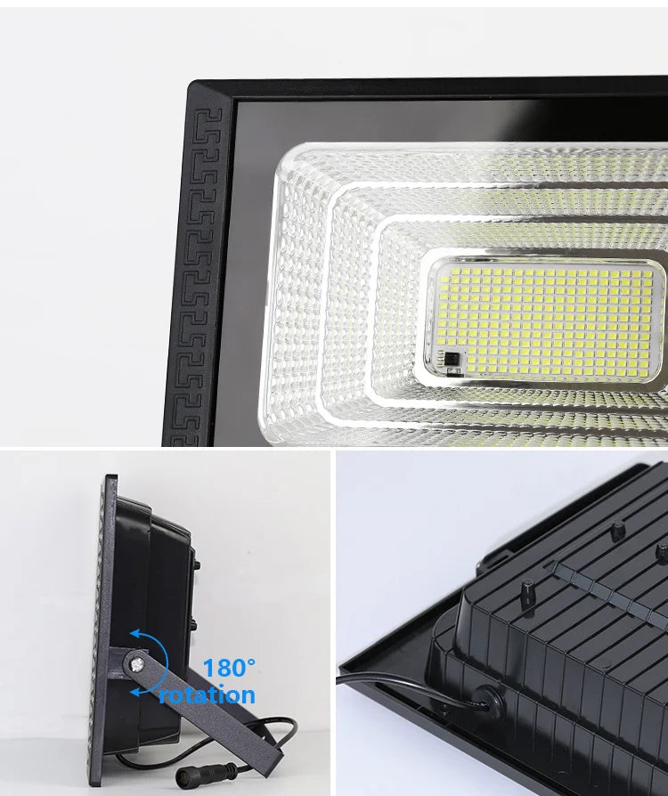 Solar Light 30W IP65 Waterproof Outdoor Indoor Solar Flood Lamp With Adjustable Angle  Spotlight  Lighting for Garden Street
