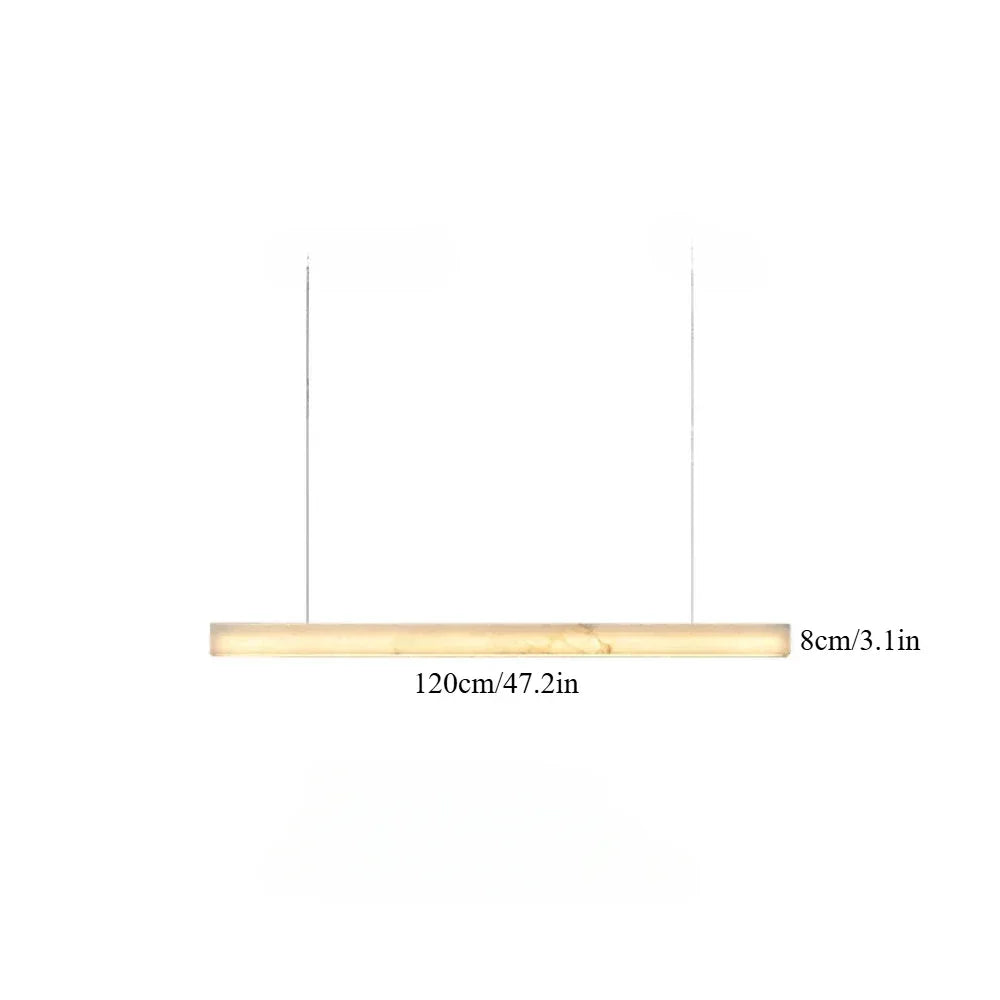 Modern Natural Marble Chandelier Living Room Dining Room Long Island Alabaster Lighting Pure Copper Chandelier Home Decoration