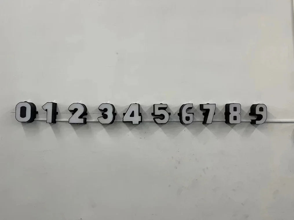 AC85-265V 7W LED Wall Lamp Digit Number Indoor&Outdoor IP65 Waterproof Modern Minimalism Style Aluminum Porch Garden Lights