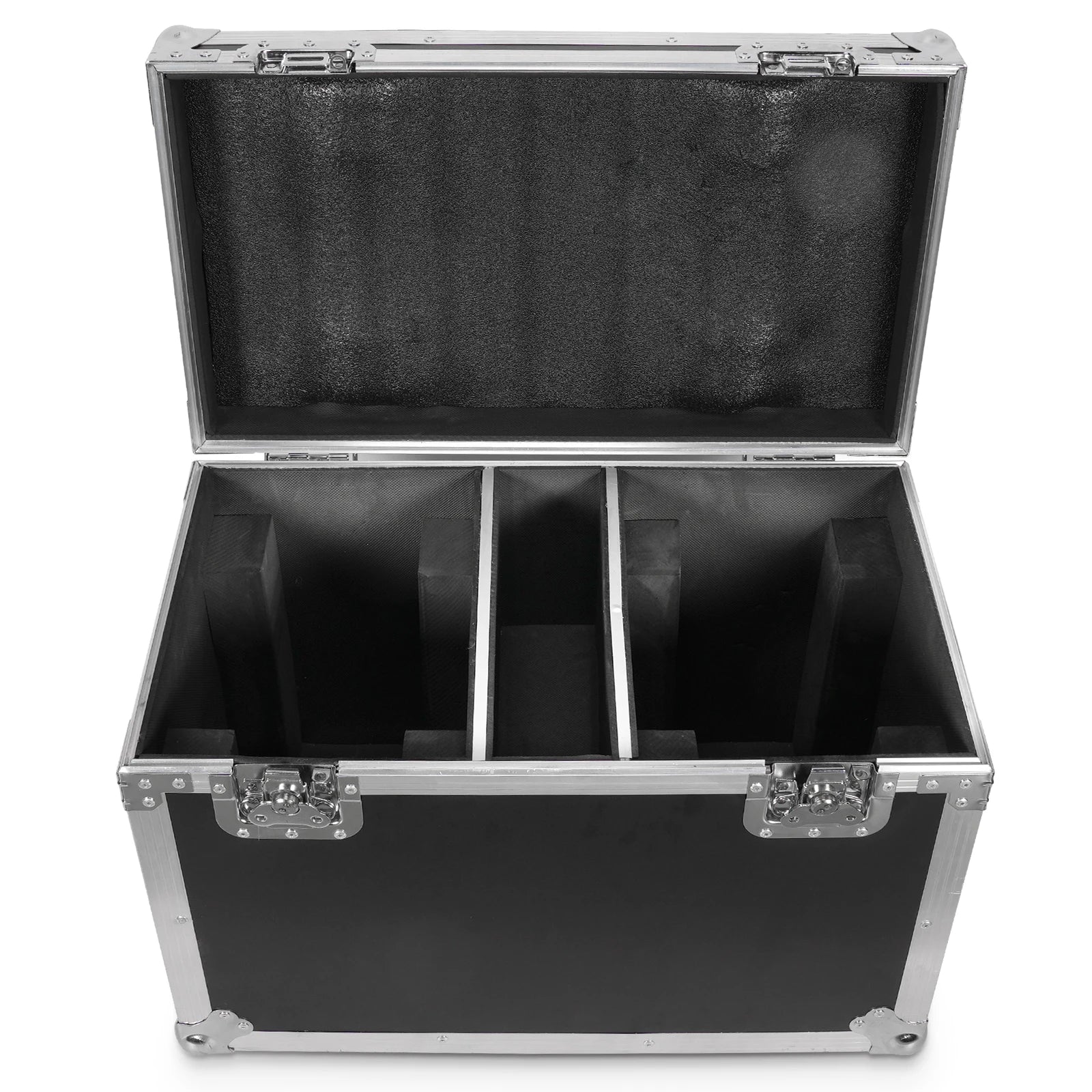 Fieryzeal Airline Case Heavy-duty Gator Case with Built in Wheels Handle for (2) 19x15W Moving Head Light Stage Light Flycase