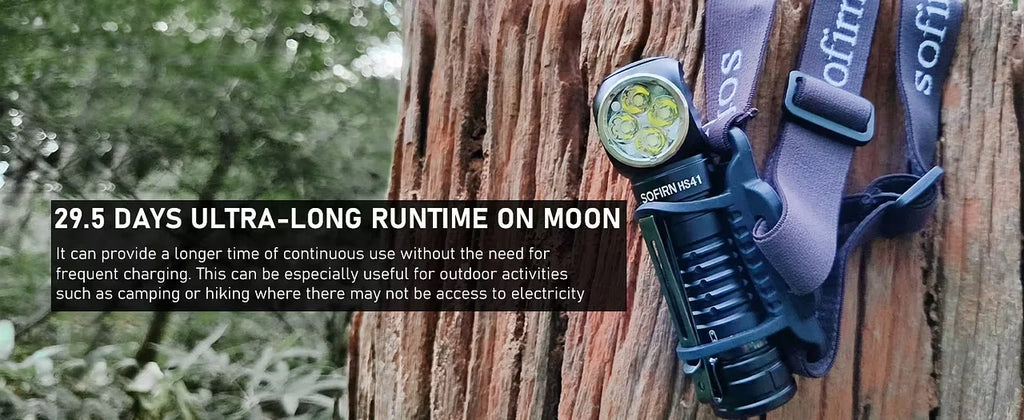 SOFIRN HS41 Headlamp 4000lm 21700 USB C Rechargeable with SST20 LED Torch Indicator with Magnetic Tail Flashlight