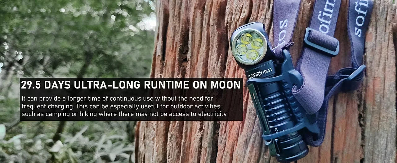 SOFIRN HS41 Headlamp 4000lm 21700 USB C Rechargeable with SST20 LED Torch Indicator with Magnetic Tail Flashlight