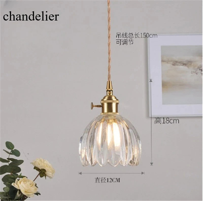 Modern Floral Glass Wall Lamp With a Switch For Bedroom Room Decoration Study Led Lights Mirror Light Nordic Wall Sconce
