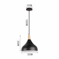 Nordic Modern Hanging Lamps Vintage Iron Black E27 Pendant Lights for Living Room Over Table Dining Room Bedside Suspension Ligh