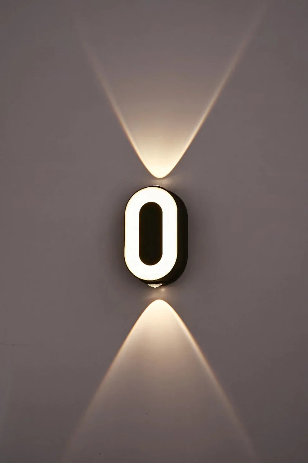 AC85-265V 7W LED Wall Lamp Digit Number Indoor&Outdoor IP65 Waterproof Modern Minimalism Style Aluminum Porch Garden Lights