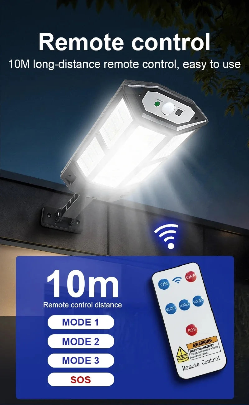 850000000LM NEW Ultra Powerful Outdoor Solar Light 147LED Solar Lamp External Solarlight Motion Sensor Waterproof Garden Lantern