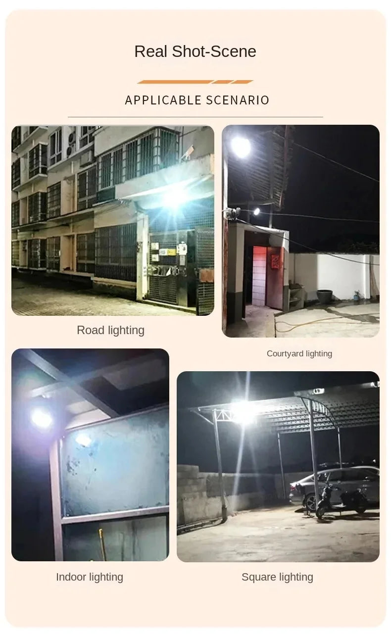 30W Led Solar Light High bright Flood Light Waterproof Outdoor Garden Wall Light with Aluminum Solar Panel For garden