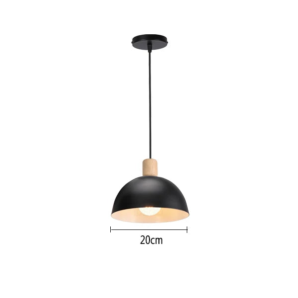 Nordic Modern Hanging Lamps Vintage Iron Black E27 Pendant Lights for Living Room Over Table Dining Room Bedside Suspension Ligh
