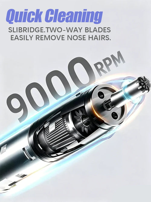 Electric Nose Ear Hair Trimmer Portable Mini Shaver Men Facial Hair Remover Waterproof Clipper