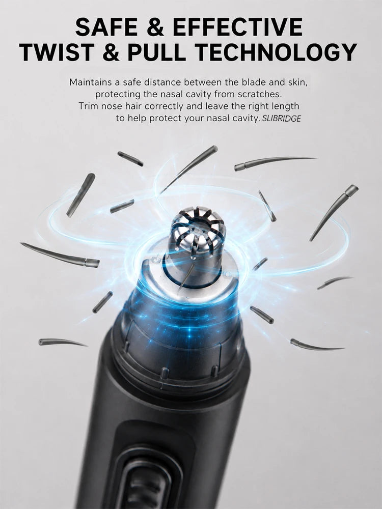 Electric Nose Ear Hair Trimmer Portable Mini Shaver Men Facial Hair Remover Waterproof Clipper