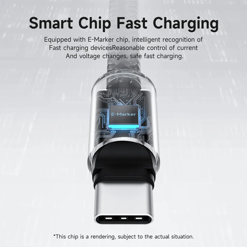 Hagibis USB C to USB C Cable With Protective Cap 240W Type C Cable PD 3.1 Fast Charging Cord for iPhone 16 17 Macbook Pro iPad